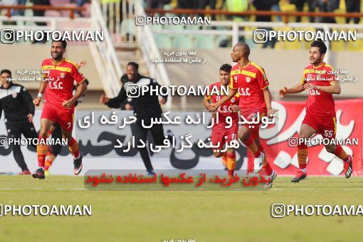 1413845, Ahvaz, , Iran Pro League، Persian Gulf Cup، 2018-19 season، Second Leg، Week 17، Foulad Khouzestan 2 v ۱ Persepolis on 2019/02/10 at Ahvaz Ghadir Stadium