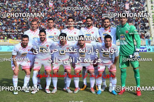 1379232, Ahvaz, , Iran Pro League، Persian Gulf Cup، 2018-19 season، Second Leg، Week 17، Foulad Khouzestan 2 v ۱ Persepolis on 2019/02/10 at Ahvaz Ghadir Stadium