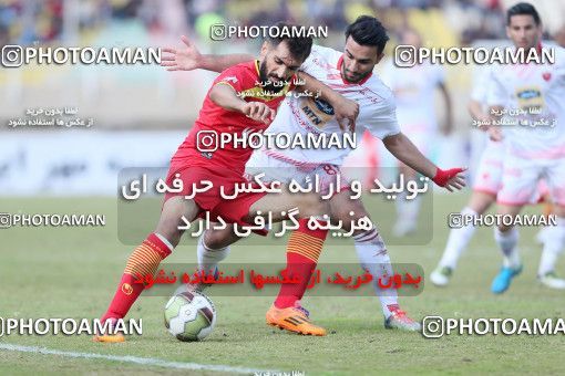 1379247, Ahvaz, , Iran Pro League، Persian Gulf Cup، 2018-19 season، Second Leg، Week 17، Foulad Khouzestan 2 v ۱ Persepolis on 2019/02/10 at Ahvaz Ghadir Stadium