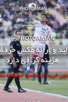 1379190, Ahvaz, , Iran Pro League، Persian Gulf Cup، 2018-19 season، Second Leg، Week 17، Foulad Khouzestan 2 v ۱ Persepolis on 2019/02/10 at Ahvaz Ghadir Stadium