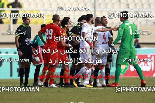 1379136, Ahvaz, , Iran Pro League، Persian Gulf Cup، 2018-19 season، Second Leg، Week 17، Foulad Khouzestan 2 v ۱ Persepolis on 2019/02/10 at Ahvaz Ghadir Stadium