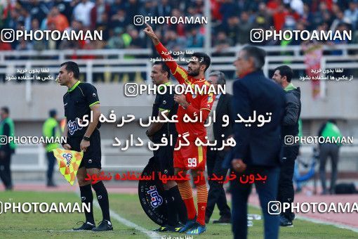 1379086, Ahvaz, , Iran Pro League، Persian Gulf Cup، 2018-19 season، Second Leg، Week 17، Foulad Khouzestan 2 v ۱ Persepolis on 2019/02/10 at Ahvaz Ghadir Stadium