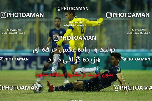 1382321, Masjed Soleyman, , Iran Pro League، Persian Gulf Cup، 2018-19 season، Second Leg، Week 17، Naft M Soleyman ۱ v ۱ Pars Jonoubi Jam on 2019/02/12 at Behnam Mohammadi Stadium