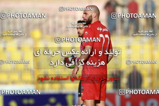 1382707, Ahvaz, , Iran Pro League، Persian Gulf Cup، 2018-19 season، Second Leg، Week 20، Naft M Soleyman 2 v 2 Nassaji Mazandaran F.C on 2019/03/01 at Behnam Mohammadi Stadium