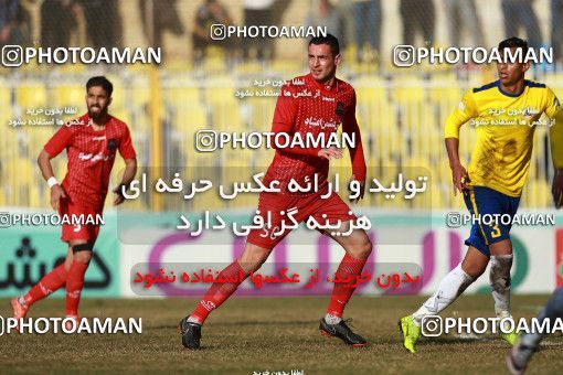 1382649, Ahvaz, , Iran Pro League، Persian Gulf Cup، 2018-19 season، Second Leg، Week 20، Naft M Soleyman 2 v 2 Nassaji Mazandaran F.C on 2019/03/01 at Behnam Mohammadi Stadium