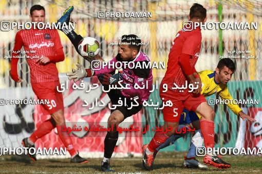 1382760, Ahvaz, , Iran Pro League، Persian Gulf Cup، 2018-19 season، Second Leg، Week 20، Naft M Soleyman 2 v 2 Nassaji Mazandaran F.C on 2019/03/01 at Behnam Mohammadi Stadium