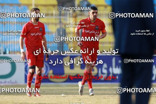 1382618, Ahvaz, , Iran Pro League، Persian Gulf Cup، 2018-19 season، Second Leg، Week 20، Naft M Soleyman 2 v 2 Nassaji Mazandaran F.C on 2019/03/01 at Behnam Mohammadi Stadium