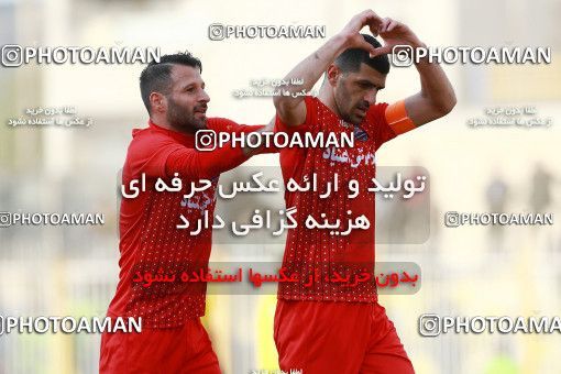 1382772, Ahvaz, , Iran Pro League، Persian Gulf Cup، 2018-19 season، Second Leg، Week 20، Naft M Soleyman 2 v 2 Nassaji Mazandaran F.C on 2019/03/01 at Behnam Mohammadi Stadium