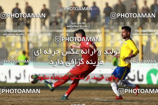 1382664, Ahvaz, , Iran Pro League، Persian Gulf Cup، 2018-19 season، Second Leg، Week 20، Naft M Soleyman 2 v 2 Nassaji Mazandaran F.C on 2019/03/01 at Behnam Mohammadi Stadium