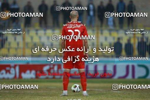 1382733, Ahvaz, , Iran Pro League، Persian Gulf Cup، 2018-19 season، Second Leg، Week 20، Naft M Soleyman 2 v 2 Nassaji Mazandaran F.C on 2019/03/01 at Behnam Mohammadi Stadium