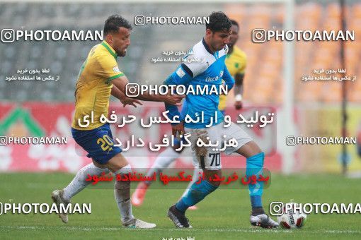 1388084, Tehran,Shahr Qods, , Iran Pro League، Persian Gulf Cup، 2018-19 season، Second Leg، Week 22، Paykan ۱ v ۱ Sanat Naft Abadan on 2019/03/17 at Shahr-e Qods Stadium