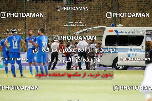 1388959, Isfahan,Fooladshahr, , Iran Pro League، Persian Gulf Cup، 2018-19 season، First Leg، Week 2، Zob Ahan Esfahan 2 v 2 Esteghlal on 2018/08/02 at Foolad Shahr Stadium