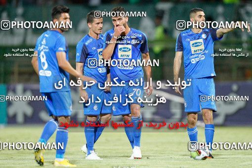 1389113, Isfahan,Fooladshahr, , Iran Pro League، Persian Gulf Cup، 2018-19 season، First Leg، Week 2، Zob Ahan Esfahan 2 v 2 Esteghlal on 2018/08/02 at Foolad Shahr Stadium