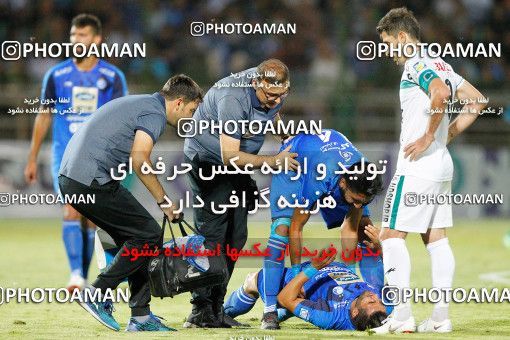 1389259, Isfahan,Fooladshahr, , Iran Pro League، Persian Gulf Cup، 2018-19 season، First Leg، Week 2، Zob Ahan Esfahan 2 v 2 Esteghlal on 2018/08/02 at Foolad Shahr Stadium