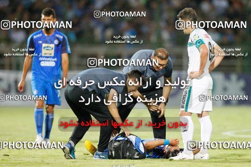 1389192, Isfahan,Fooladshahr, , Iran Pro League، Persian Gulf Cup، 2018-19 season، First Leg، Week 2، Zob Ahan Esfahan 2 v 2 Esteghlal on 2018/08/02 at Foolad Shahr Stadium