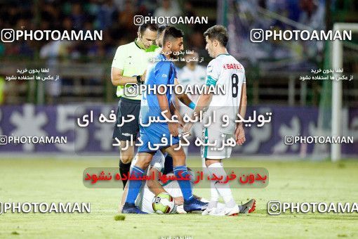 1389136, Isfahan,Fooladshahr, , Iran Pro League، Persian Gulf Cup، 2018-19 season، First Leg، Week 2، Zob Ahan Esfahan 2 v 2 Esteghlal on 2018/08/02 at Foolad Shahr Stadium