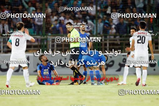 1389271, Isfahan,Fooladshahr, , لیگ برتر فوتبال ایران، Persian Gulf Cup، Week 2، First Leg، Zob Ahan Esfahan 2 v 2 Esteghlal on 2018/08/02 at Foolad Shahr Stadium