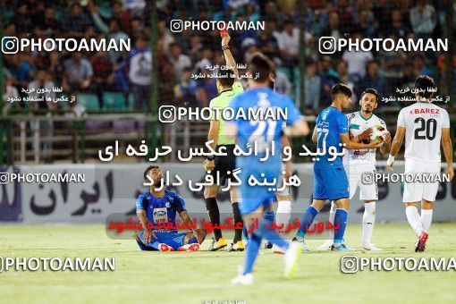 1389130, Isfahan,Fooladshahr, , Iran Pro League، Persian Gulf Cup، 2018-19 season، First Leg، Week 2، Zob Ahan Esfahan 2 v 2 Esteghlal on 2018/08/02 at Foolad Shahr Stadium