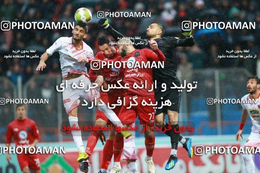 1392320, Qaem Shahr, , Iran Pro League، Persian Gulf Cup، 2018-19 season، Second Leg، Week 21، Nassaji Mazandaran F.C ۱ v ۱ Persepolis on 2019/03/08 at Vatani Football Stadium