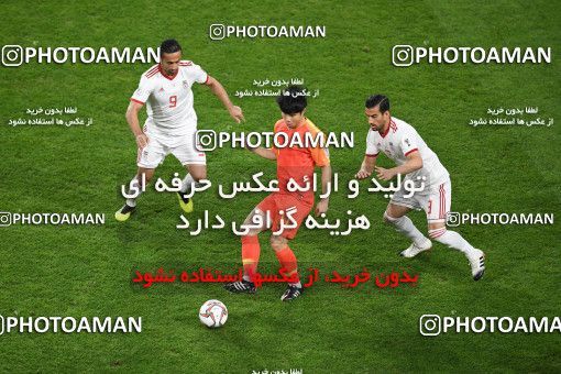 1443119, Abu Dhabi, , مسابقات فوتبال جام ملت های آسیا 2019 امارات, Quarter-final, Iran 3 v 0 China on 2019/01/24 at Mohammed bin Zayed Stadium