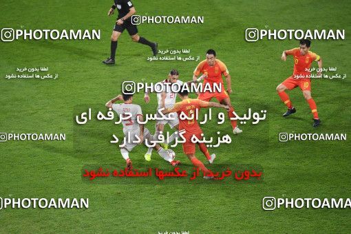 1443290, Abu Dhabi, , مسابقات فوتبال جام ملت های آسیا 2019 امارات, Quarter-final, Iran 3 v 0 China on 2019/01/24 at Mohammed bin Zayed Stadium