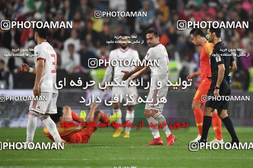 1391680, Abu Dhabi, , مسابقات فوتبال جام ملت های آسیا 2019 امارات, Quarter-finals, Iran [*parameter:140*] v [*parameter:139*] China on 2019/01/24 at Mohammed bin Zayed Stadium