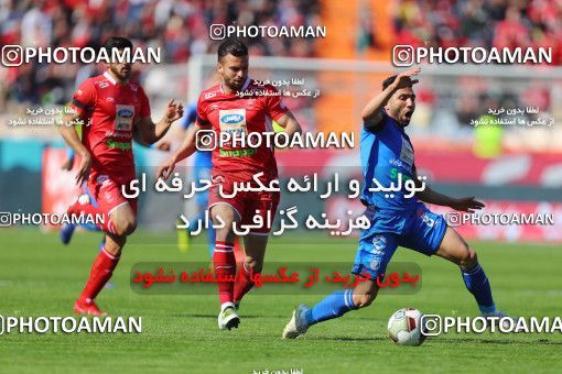 1395345, Tehran, , Iran Pro League، Persian Gulf Cup، 2018-19 season، Second Leg، Week 23، Persepolis ۱ v ۰ Esteghlal on 2019/03/30 at Azadi Stadium