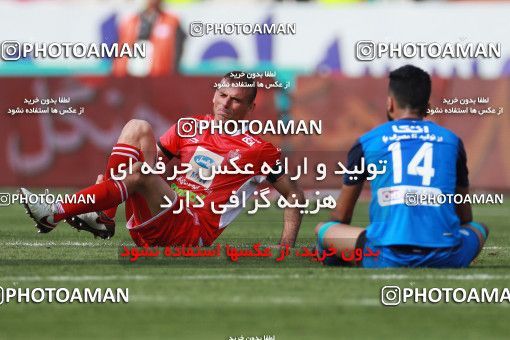 1394608, Tehran, , Iran Pro League، Persian Gulf Cup، 2018-19 season، Second Leg، Week 23، Persepolis ۱ v ۰ Esteghlal on 2019/03/30 at Azadi Stadium