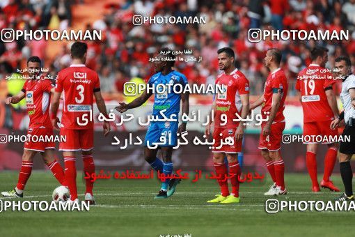 1394607, Tehran, , Iran Pro League، Persian Gulf Cup، 2018-19 season، Second Leg، Week 23، Persepolis ۱ v ۰ Esteghlal on 2019/03/30 at Azadi Stadium