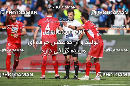 1394697, Tehran, , Iran Pro League، Persian Gulf Cup، 2018-19 season، Second Leg، Week 23، Persepolis ۱ v ۰ Esteghlal on 2019/03/30 at Azadi Stadium