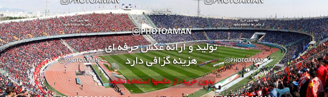 1394335, Tehran, , لیگ برتر فوتبال ایران، Persian Gulf Cup، Week 23، Second Leg، Persepolis 1 v 0 Esteghlal on 2019/03/30 at Azadi Stadium