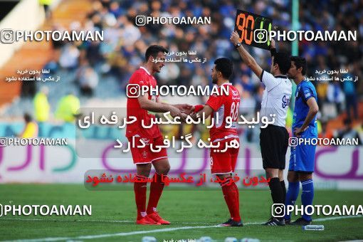 1395787, Tehran, , Iran Pro League، Persian Gulf Cup، 2018-19 season، Second Leg، Week 23، Persepolis ۱ v ۰ Esteghlal on 2019/03/30 at Azadi Stadium