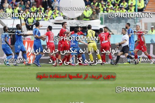 1397343, Tehran, , Iran Pro League، Persian Gulf Cup، 2018-19 season، Second Leg، Week 23، Persepolis ۱ v ۰ Esteghlal on 2019/03/30 at Azadi Stadium