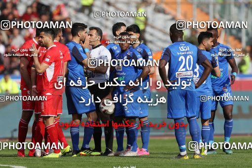 1397397, Tehran, , Iran Pro League، Persian Gulf Cup، 2018-19 season، Second Leg، Week 23، Persepolis ۱ v ۰ Esteghlal on 2019/03/30 at Azadi Stadium