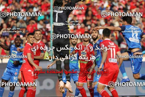 1397399, Tehran, , Iran Pro League، Persian Gulf Cup، 2018-19 season، Second Leg، Week 23، Persepolis ۱ v ۰ Esteghlal on 2019/03/30 at Azadi Stadium