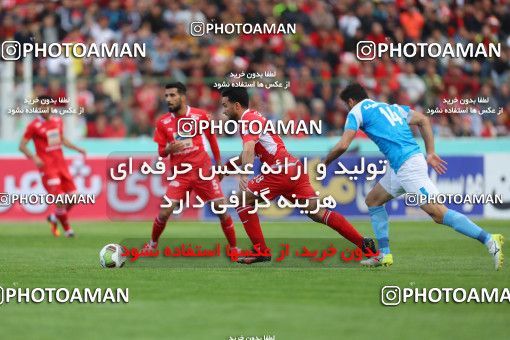 1443822, Tehran,Shahr Qods, , Iran Pro League، Persian Gulf Cup، 2018-19 season، Second Leg، Week 24، Paykan ۰ v 2 Persepolis on 2019/04/04 at Shahr-e Qods Stadium