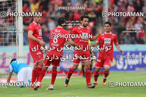 1443863, Tehran,Shahr Qods, , Iran Pro League، Persian Gulf Cup، 2018-19 season، Second Leg، Week 24، Paykan ۰ v 2 Persepolis on 2019/04/04 at Shahr-e Qods Stadium