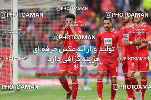 1443838, Tehran,Shahr Qods, , Iran Pro League، Persian Gulf Cup، 2018-19 season، Second Leg، Week 24، Paykan ۰ v 2 Persepolis on 2019/04/04 at Shahr-e Qods Stadium