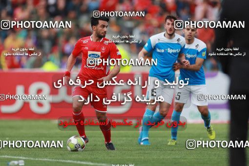 1396883, Tehran,Shahr Qods, , Iran Pro League، Persian Gulf Cup، 2018-19 season، Second Leg، Week 24، Paykan ۰ v 2 Persepolis on 2019/04/04 at Shahr-e Qods Stadium