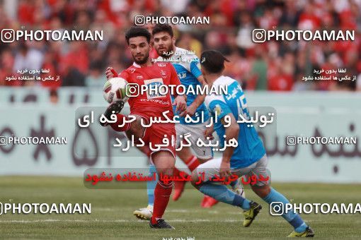 1396943, Tehran,Shahr Qods, , Iran Pro League، Persian Gulf Cup، 2018-19 season، Second Leg، Week 24، Paykan ۰ v 2 Persepolis on 2019/04/04 at Shahr-e Qods Stadium