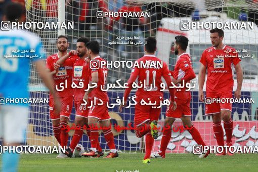 1396772, Tehran,Shahr Qods, , Iran Pro League، Persian Gulf Cup، 2018-19 season، Second Leg، Week 24، Paykan ۰ v 2 Persepolis on 2019/04/04 at Shahr-e Qods Stadium