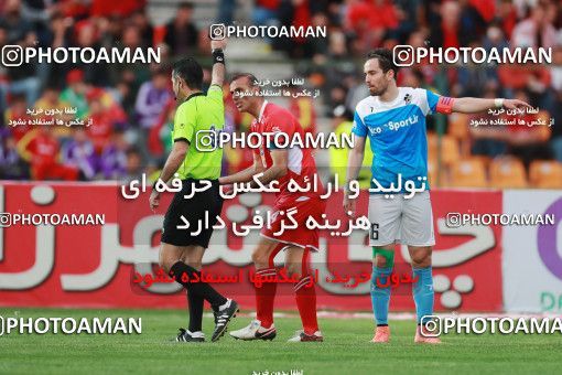 1396837, Tehran,Shahr Qods, , Iran Pro League، Persian Gulf Cup، 2018-19 season، Second Leg، Week 24، Paykan ۰ v 2 Persepolis on 2019/04/04 at Shahr-e Qods Stadium