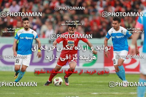 1396830, Tehran,Shahr Qods, , Iran Pro League، Persian Gulf Cup، 2018-19 season، Second Leg، Week 24، Paykan ۰ v 2 Persepolis on 2019/04/04 at Shahr-e Qods Stadium