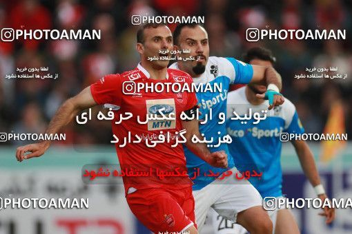 1396957, Tehran,Shahr Qods, , Iran Pro League، Persian Gulf Cup، 2018-19 season، Second Leg، Week 24، Paykan ۰ v 2 Persepolis on 2019/04/04 at Shahr-e Qods Stadium