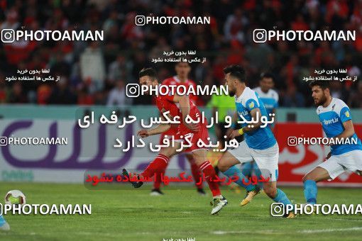 1396955, Tehran,Shahr Qods, , Iran Pro League، Persian Gulf Cup، 2018-19 season، Second Leg، Week 24، Paykan ۰ v 2 Persepolis on 2019/04/04 at Shahr-e Qods Stadium