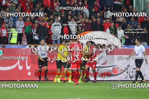 1447955, Tehran, , Iran Pro League، Persian Gulf Cup، 2018-19 season، Second Leg، Week 27، Persepolis ۰ v ۰ Sepahan on 2019/04/26 at Azadi Stadium