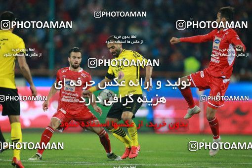 1398880, Tehran, , Iran Pro League، Persian Gulf Cup، 2018-19 season، Second Leg، Week 27، Persepolis ۰ v ۰ Sepahan on 2019/04/26 at Azadi Stadium