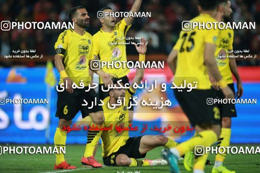 1398931, Tehran, , Iran Pro League، Persian Gulf Cup، 2018-19 season، Second Leg، Week 27، Persepolis ۰ v ۰ Sepahan on 2019/04/26 at Azadi Stadium