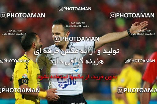 1398909, Tehran, , Iran Pro League، Persian Gulf Cup، 2018-19 season، Second Leg، Week 27، Persepolis ۰ v ۰ Sepahan on 2019/04/26 at Azadi Stadium