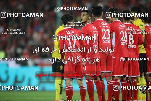 1440836, Tehran, , Iran Pro League، Persian Gulf Cup، 2018-19 season، Second Leg، Week 27، Persepolis ۰ v ۰ Sepahan on 2019/04/26 at Azadi Stadium